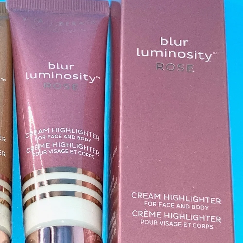 Vita Liberata Blur Luminosity ROSE Cream Highlighter Face & Body NIB